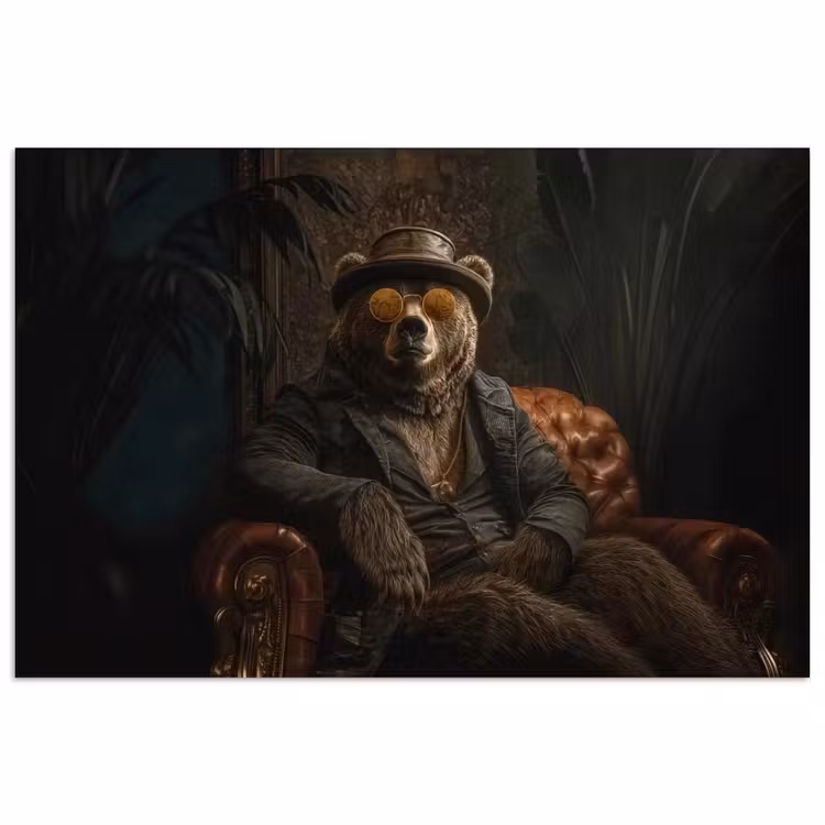 Poster - Beer - Bruin - Pak - Hoed — 1