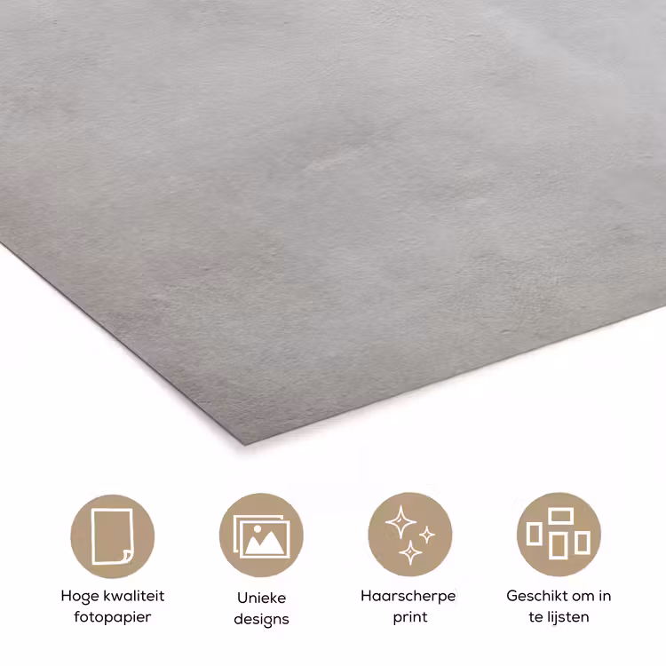 Poster - Beton - Grijs - Cement - Industrieel - Structuur — 5
