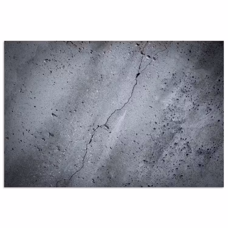 Poster - Beton - Grijs - Scheur — 1