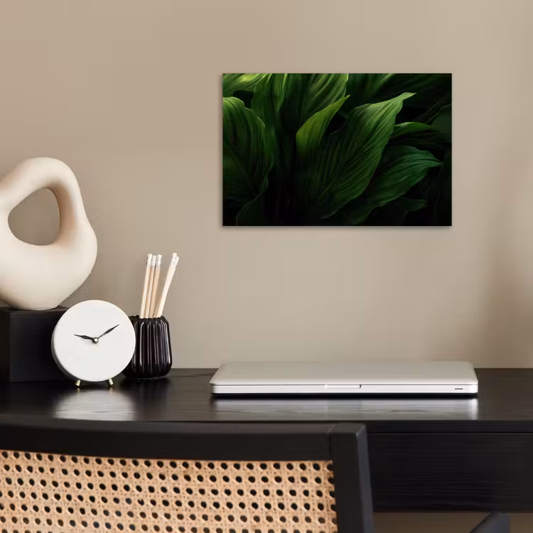 Poster - Bladeren - Schaduw - Groen - Textuur — 2