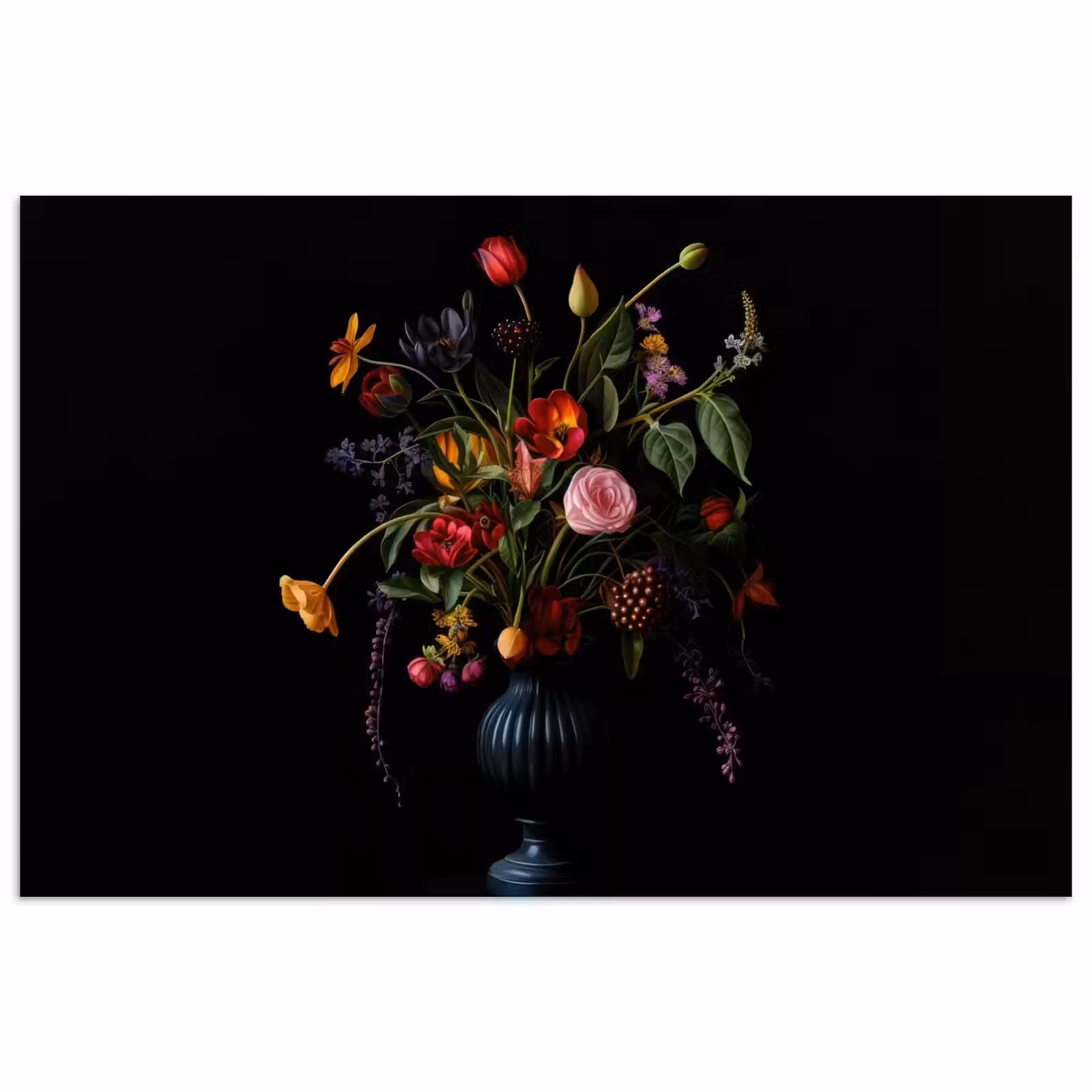 Poster - Bloemen - Bessen - Klassiek — 1