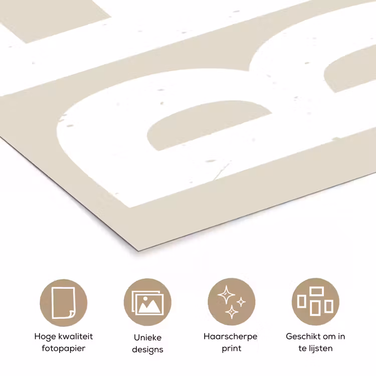 Poster - Beer - Japandi - Beige - Decoratie — 5