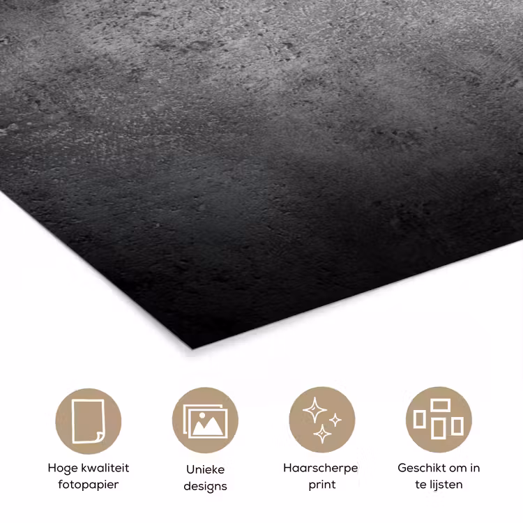 Poster - Beton - Grijs - Retro - Cement - Textuur — 5