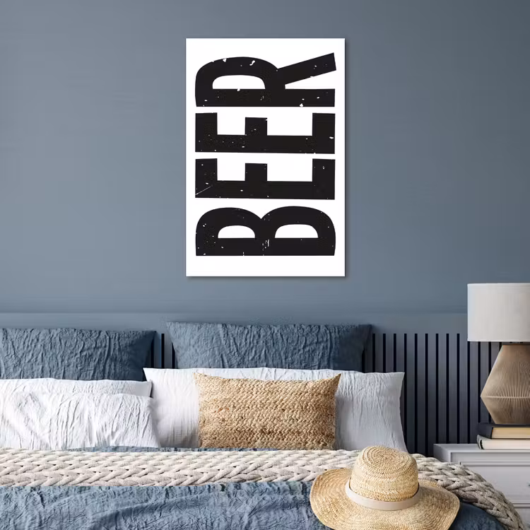 Poster - Bier - Japandi - Decoratie - Zwart — 3