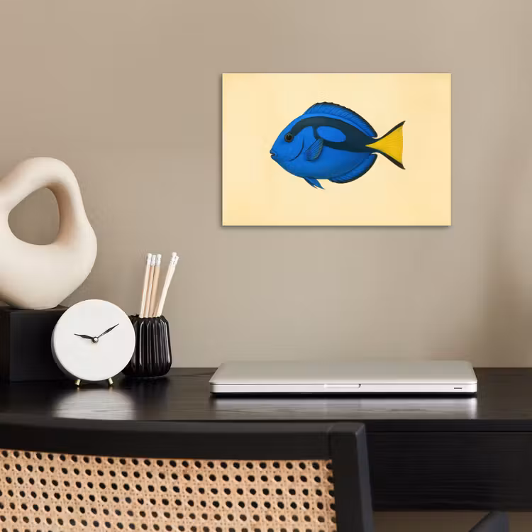 Poster - Blauw - Dory - Vis - Staartvin — 2
