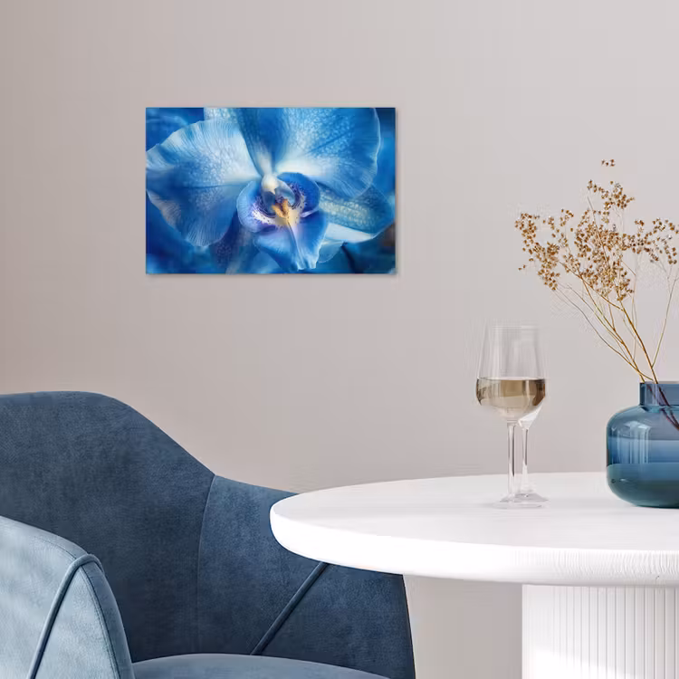 Poster - Blauw - Orchidee - Elegeant — 4