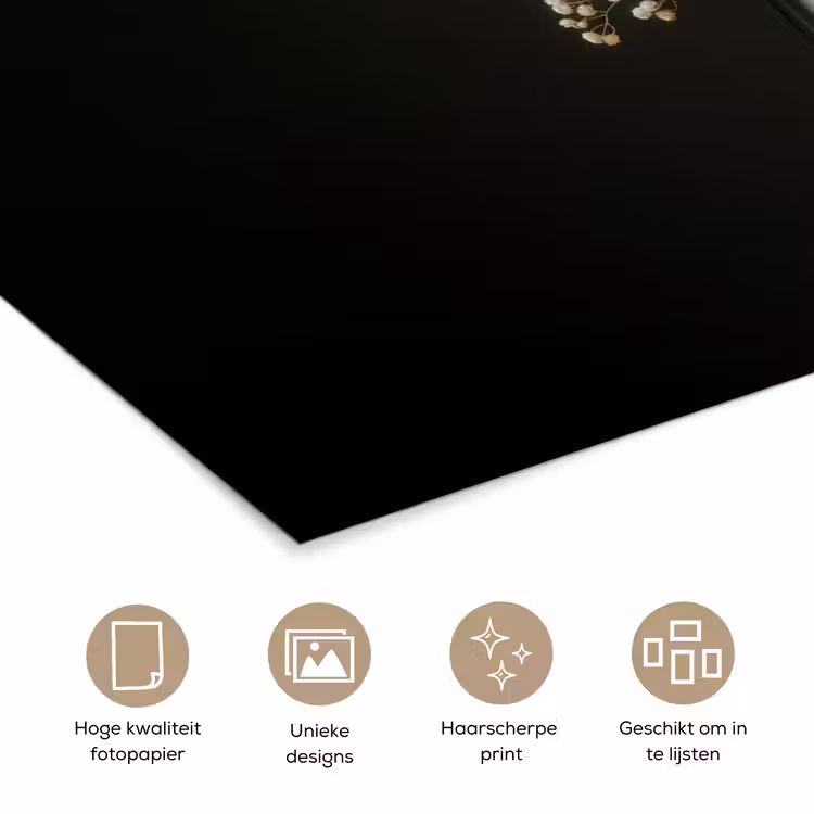 Poster - Bloembollen - Wit - Vaas - Minimalistisch — 5