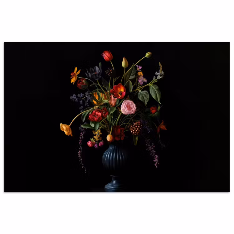 Poster - Bloemen - Bessen - Klassiek — 1