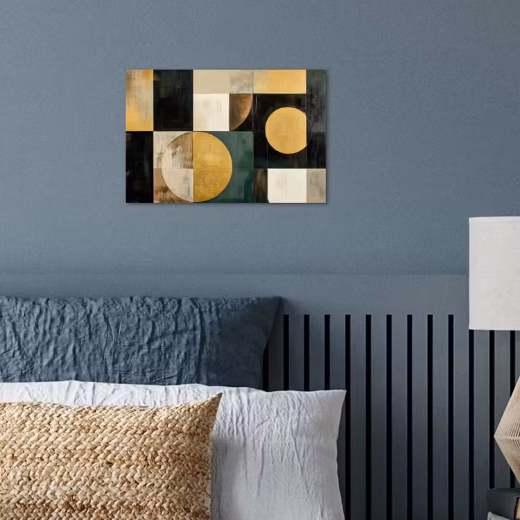 Poster - Abstract - Goud - Brons - Vormen - Geometrisch — 3