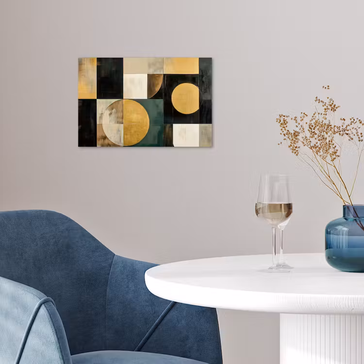 Poster - Abstract - Goud - Brons - Vormen - Geometrisch — 4