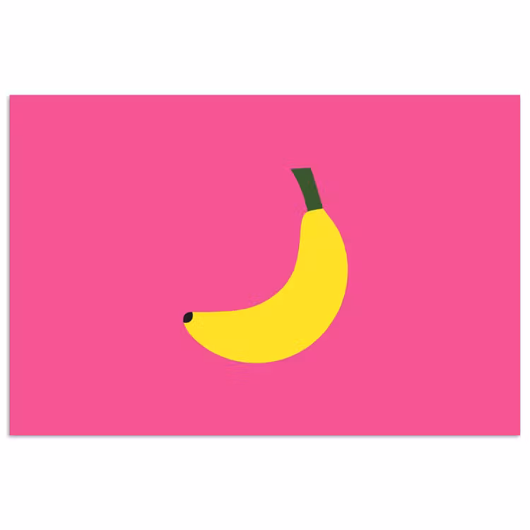 Poster - Banaan - Geel - Fruit — 1