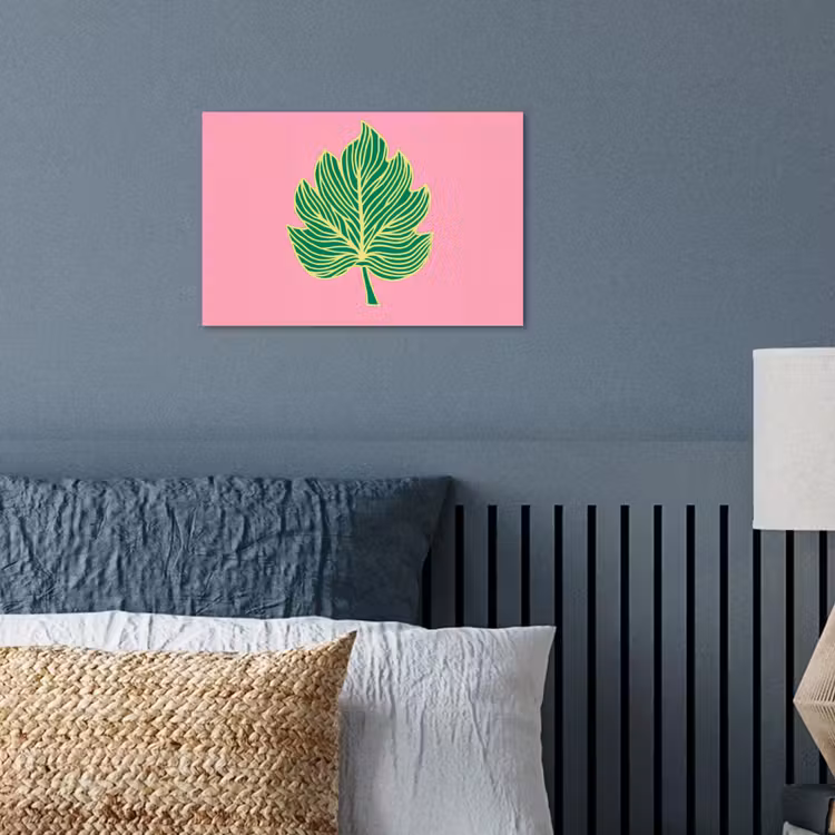 Poster - Blad - Groen - Illustratie - Minimalistisch — 3