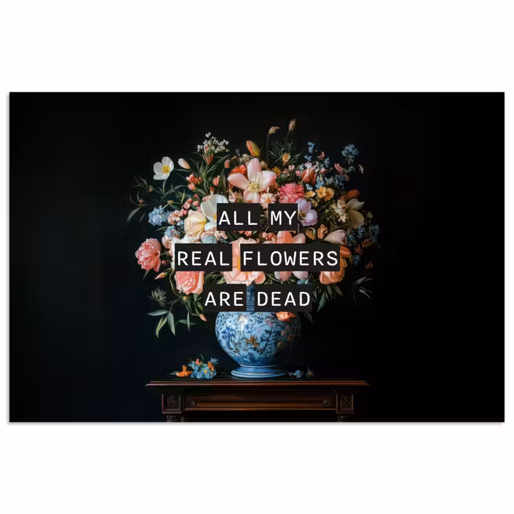 Poster - Bloemen - Art - Pastel - Quotes — 1