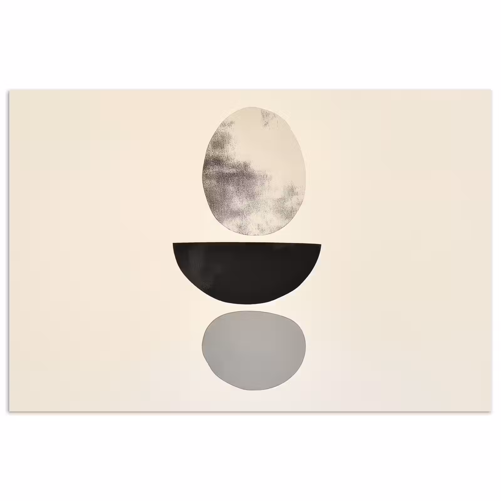 Poster - Beige - Japandi - Wabi sabi — 1