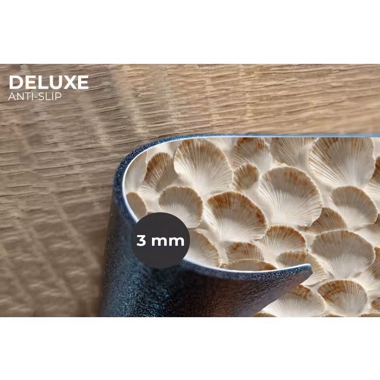 Placemat - 6 stuks - Schelpen - Waaiervorm - Wit — 4