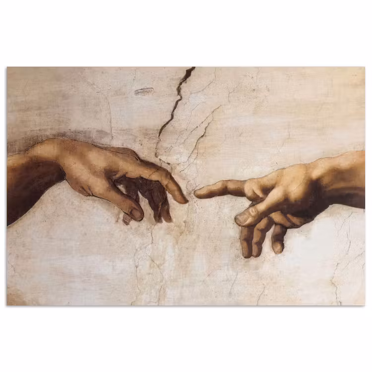 Poster - Adam - Michelangelo - Schilderij - Creation of Adam — 1