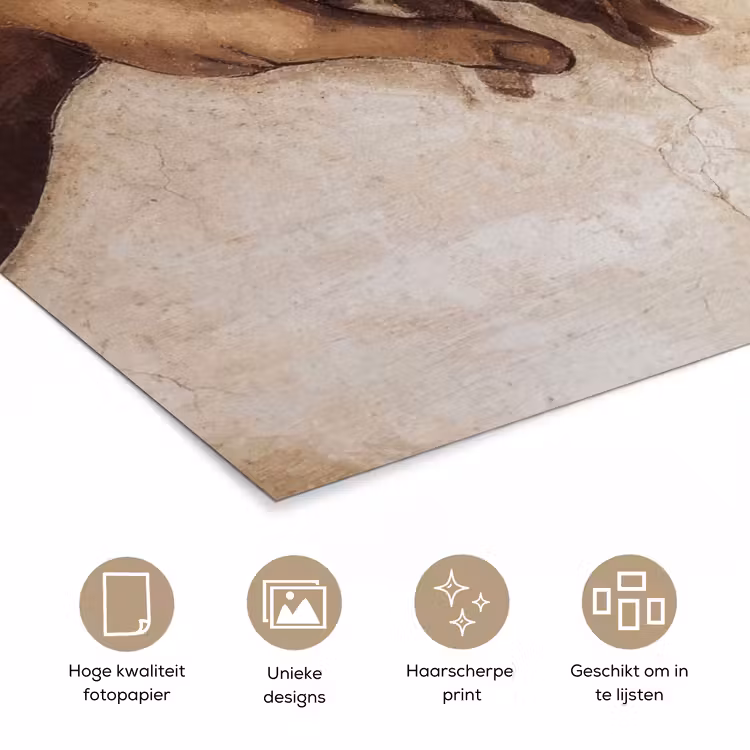 Poster - Adam - Michelangelo - Schilderij - Creation of Adam — 5