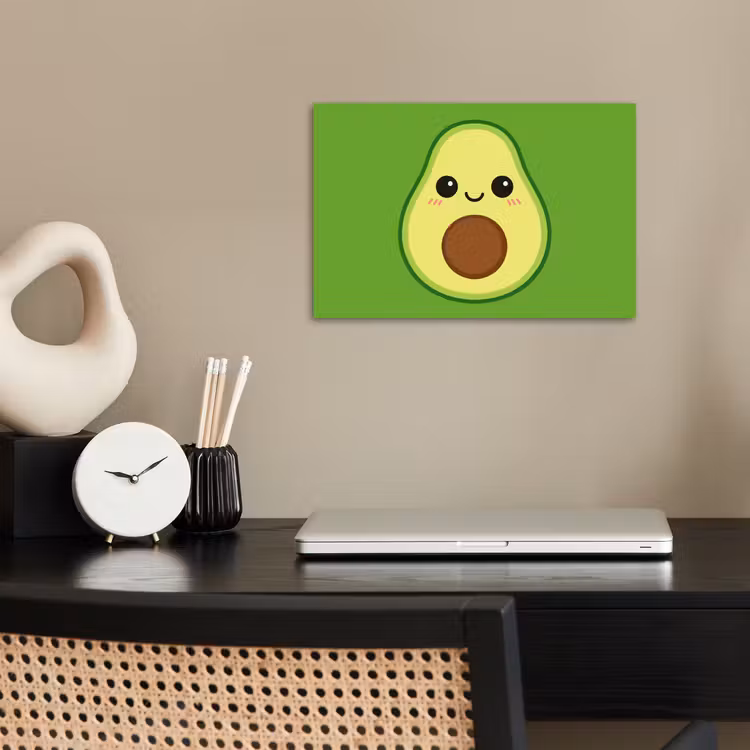 Poster - Avocado - Groen - Speels — 2