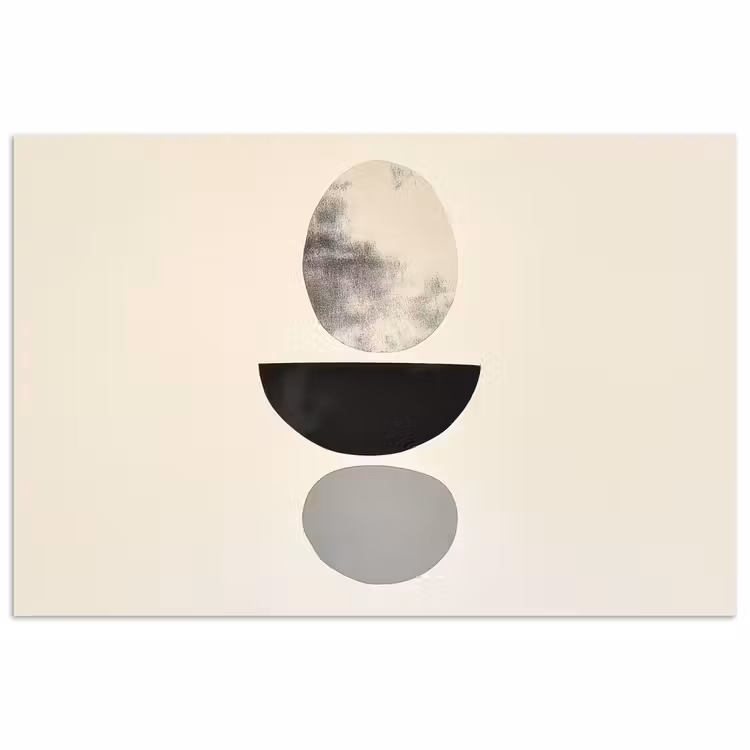 Poster - Beige - Japandi - Wabi sabi — 1