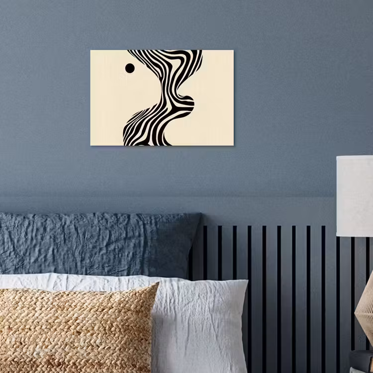 Poster - Beige - Lijnen - Golvend - Abstract — 3