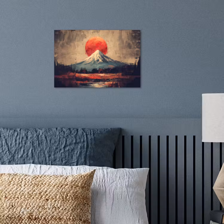 Poster - Bergtop - Sneeuw - Zon — 3
