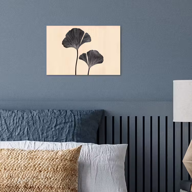 Poster - Bladeren - Minimalistisch - Zwart — 3