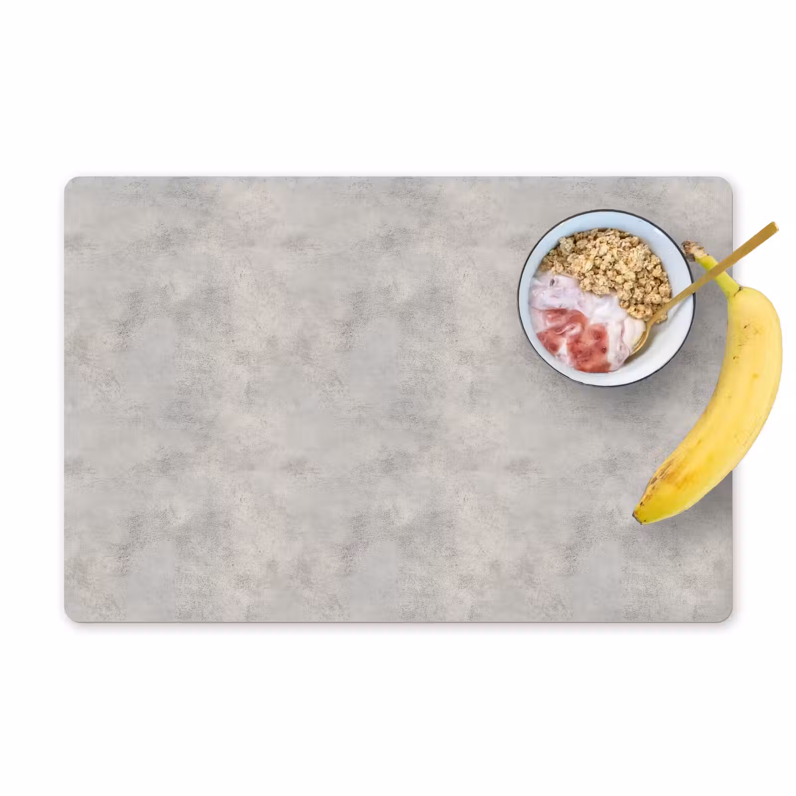 Placemat - 6 stuks - Grijs - Beton - Industrieel — 1
