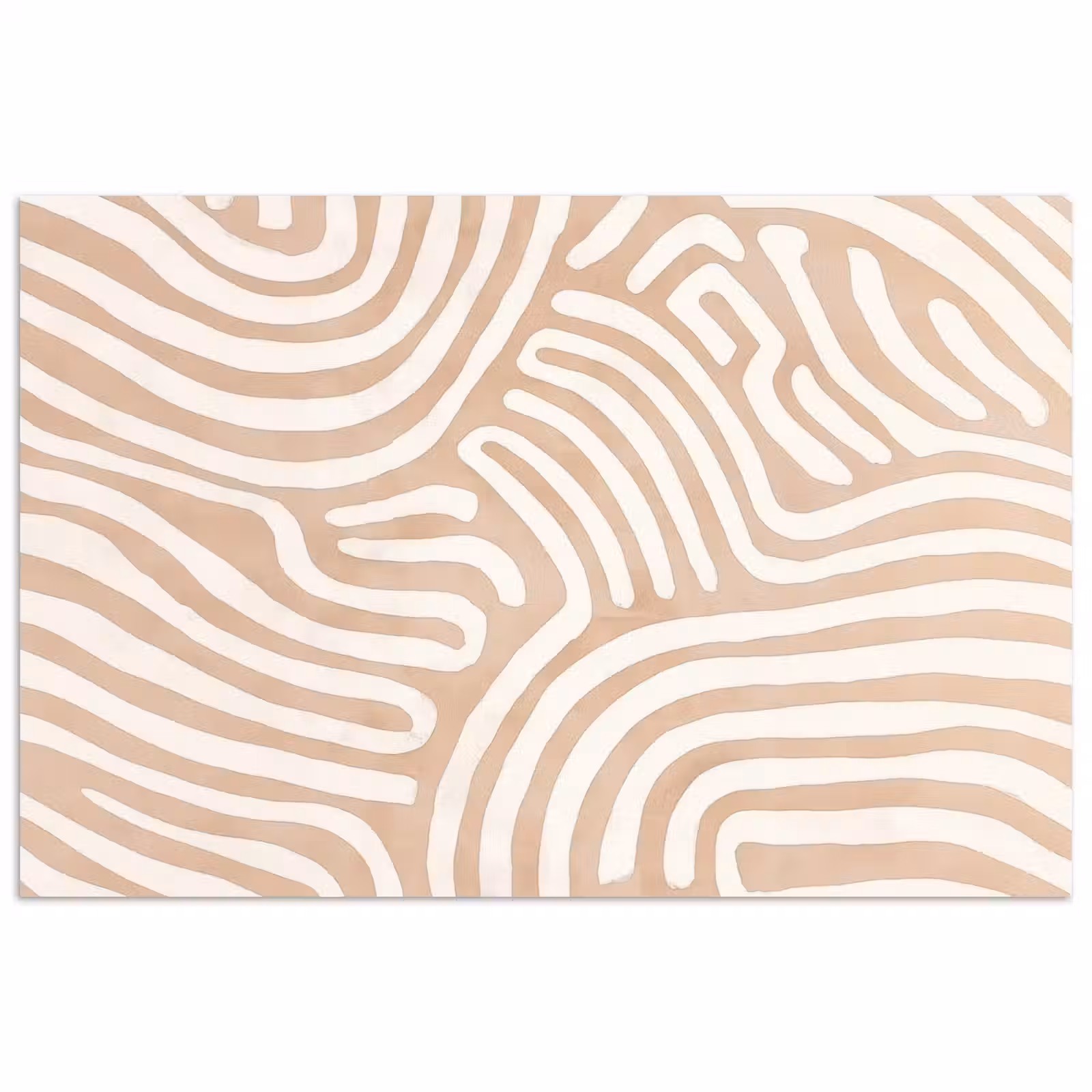 Poster - Beige - Aardspatroon — 1