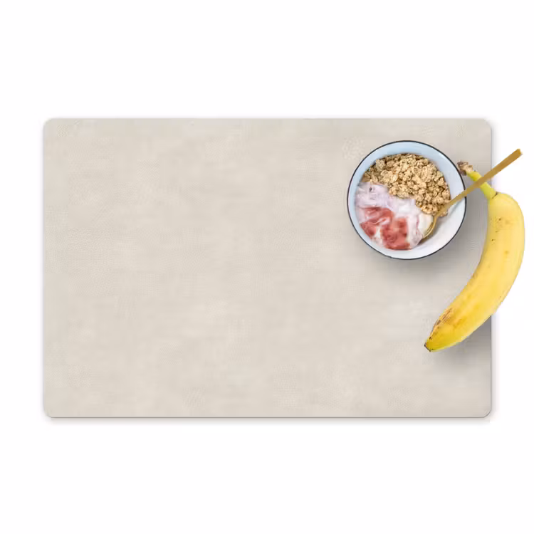 Placemat - 6 stuks - Zandkleurig - Modern - Egaal — 1