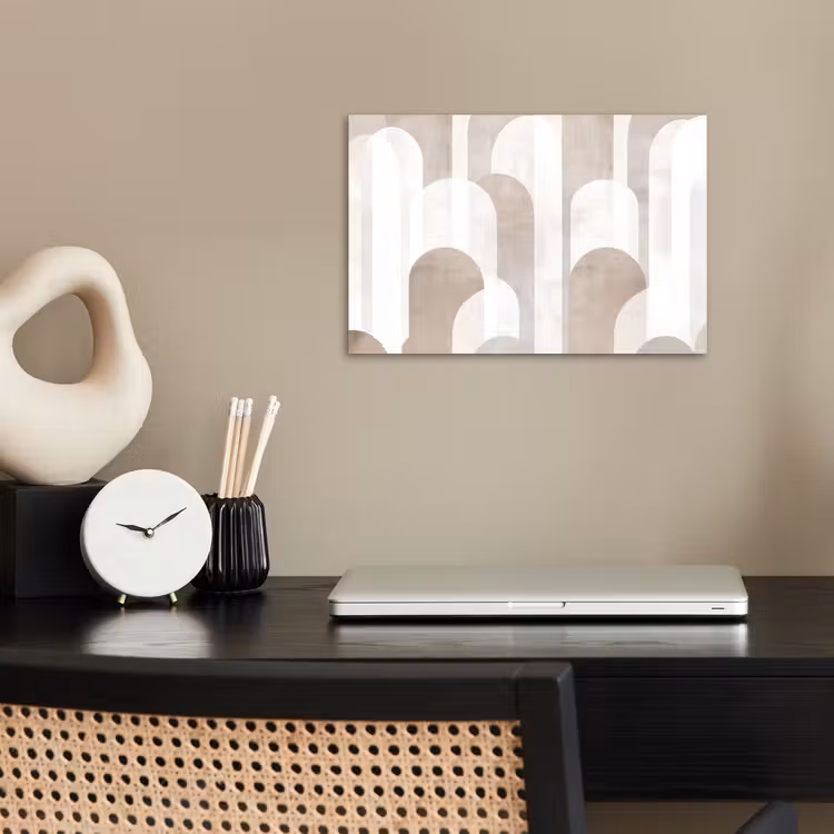 Poster - Abstracte bogen - Modern - Beige — 2
