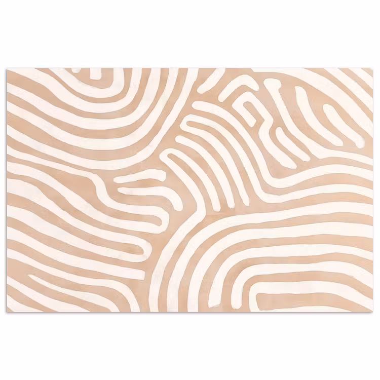 Poster - Beige - Aardspatroon — 1