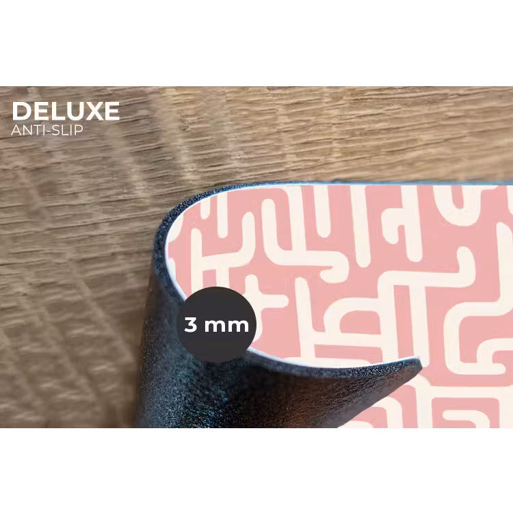 Placemat - 6 stuks - Doolhofpatroon - Roze - Wit - Abstract — 4