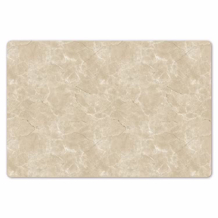 Placemat - 6 stuks - Lichtbeige - Marmer - Diffusie adering — 7