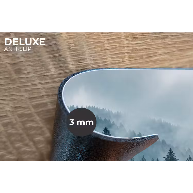 Placemat - 6 stuks - Naaldwoud - Bergen - Mist — 4