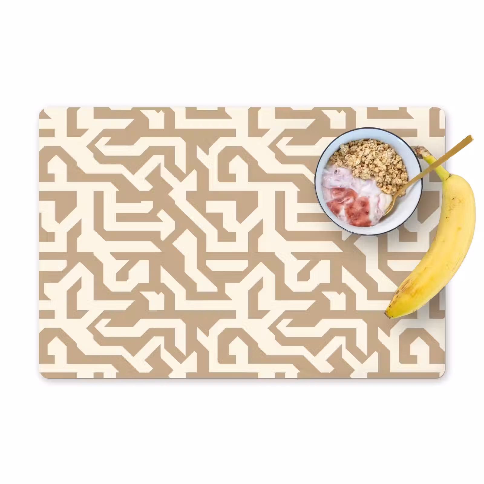 Placemat - 6 stuks - Modern - Abstract - Beige — 1