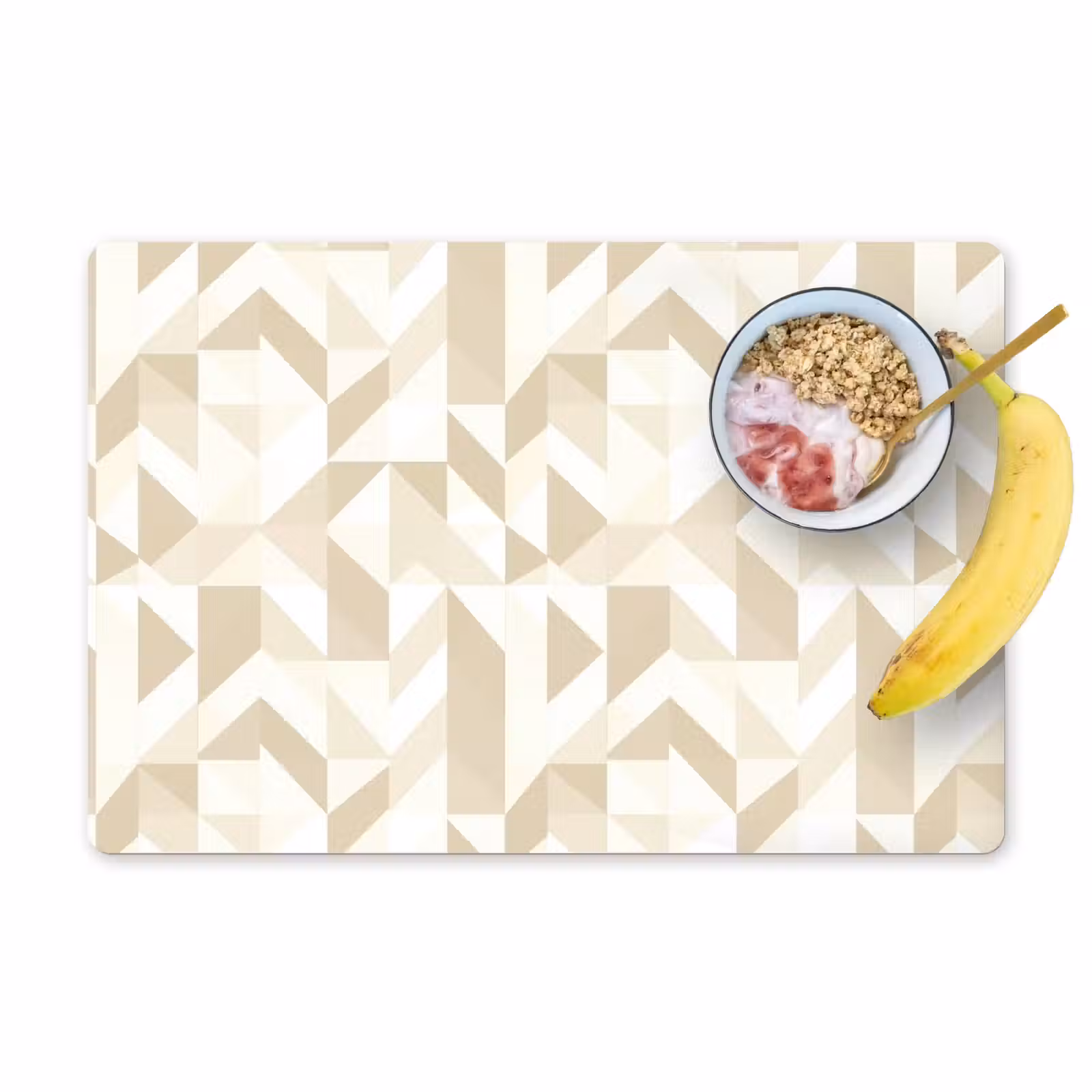 Placemat - 6 stuks - Modern - Abstract - Beige — 1