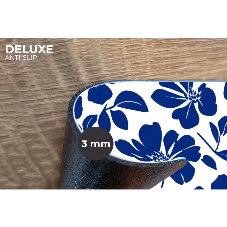 Placemat - 6 stuks - Floraal - Modern - Blauw — 4