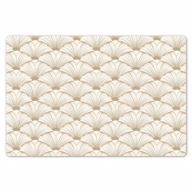 Placemat - 6 stuks - Klassiek - Art - Beige — 7