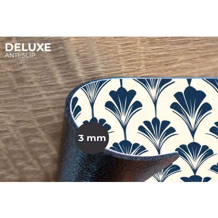 Placemat - 6 stuks - Klassiek - Motief - Blauw — 4
