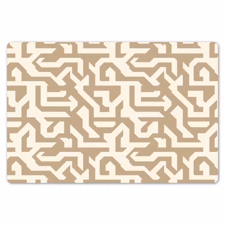 Placemat - 6 stuks - Modern - Abstract - Beige — 7