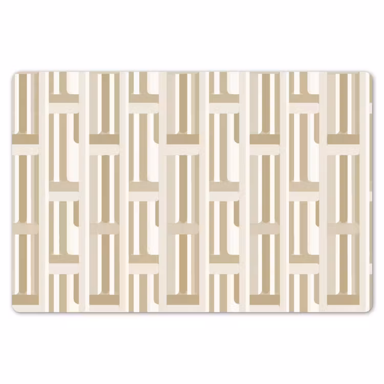 Placemat - 6 stuks - Modern - Geometrisch - Beige — 7