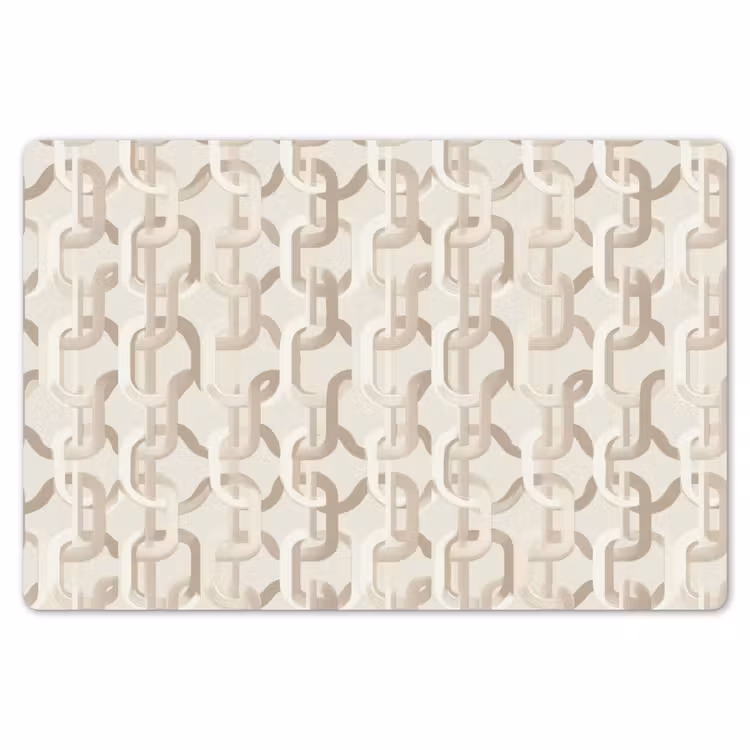 Placemat - 6 stuks - Motief - Abstract - Beige — 7