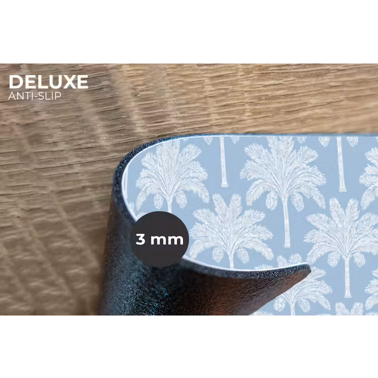 Placemat - 6 stuks - Palmboom - Modern - Blauw — 4