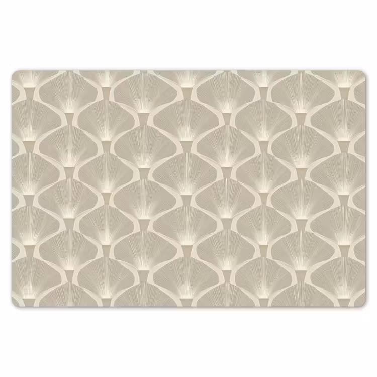 Placemat - 6 stuks - Paneel - Ginkgo - Zand — 7