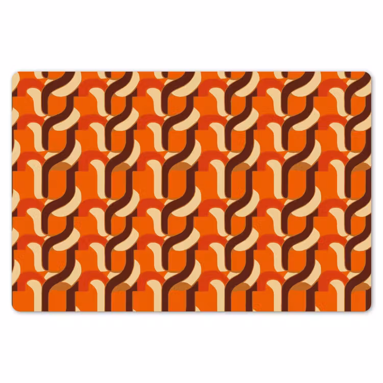 Placemat - 6 stuks - Retro - Modern - Kleurrijk — 7