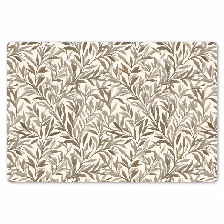 Placemat - 6 stuks - Takken - Botanisch - Taupe — 7