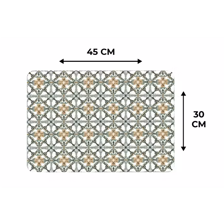 Placemat - 6 stuks - Floraal - Verweerd - Keurrijk — 3