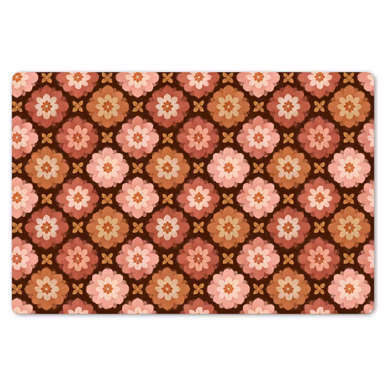 Placemat - 6 stuks - Geometrisch - Bloemen - Kleurrijk — 7