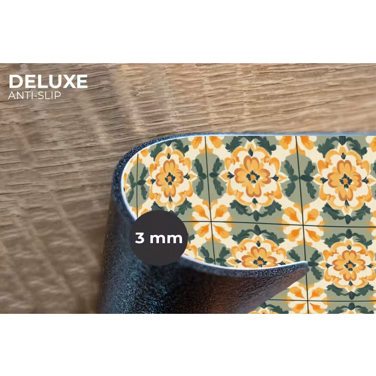 Placemat - 6 stuks - Keramiek - Verweerd - Kleurrijk — 4