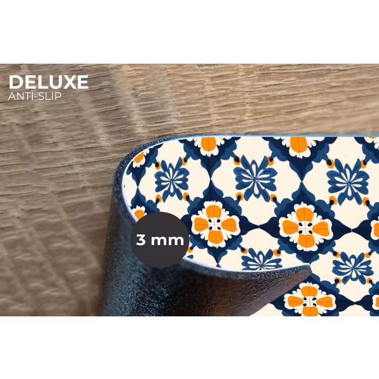 Placemat - 6 stuks - Klassiek - Geometrisch - Blauw — 4